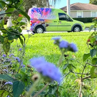 Blue Tango truck - gardening services naples