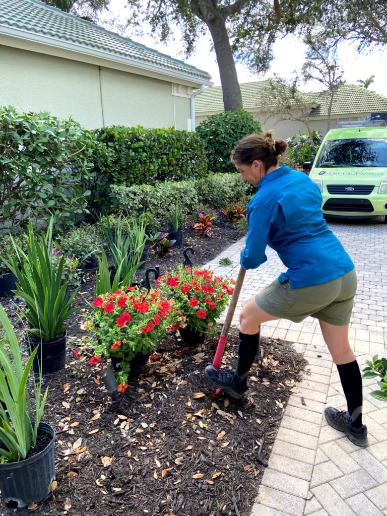 Woman Gardening - Blue Tango Gardening
